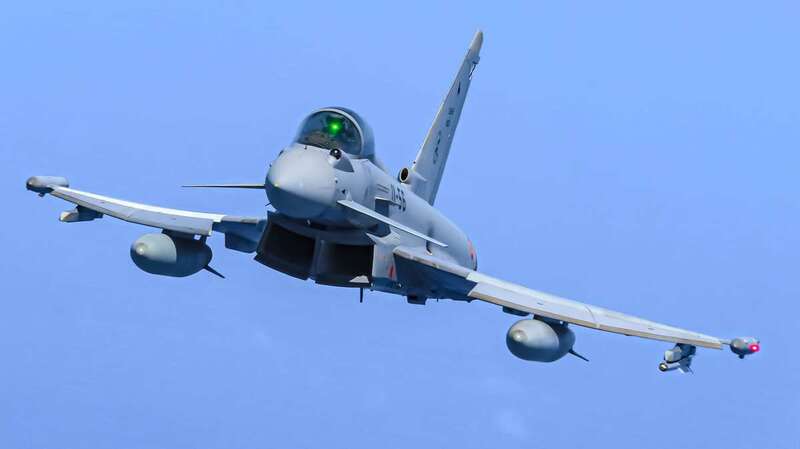 Imagen de un caza Eurofighter / Antonio Alí